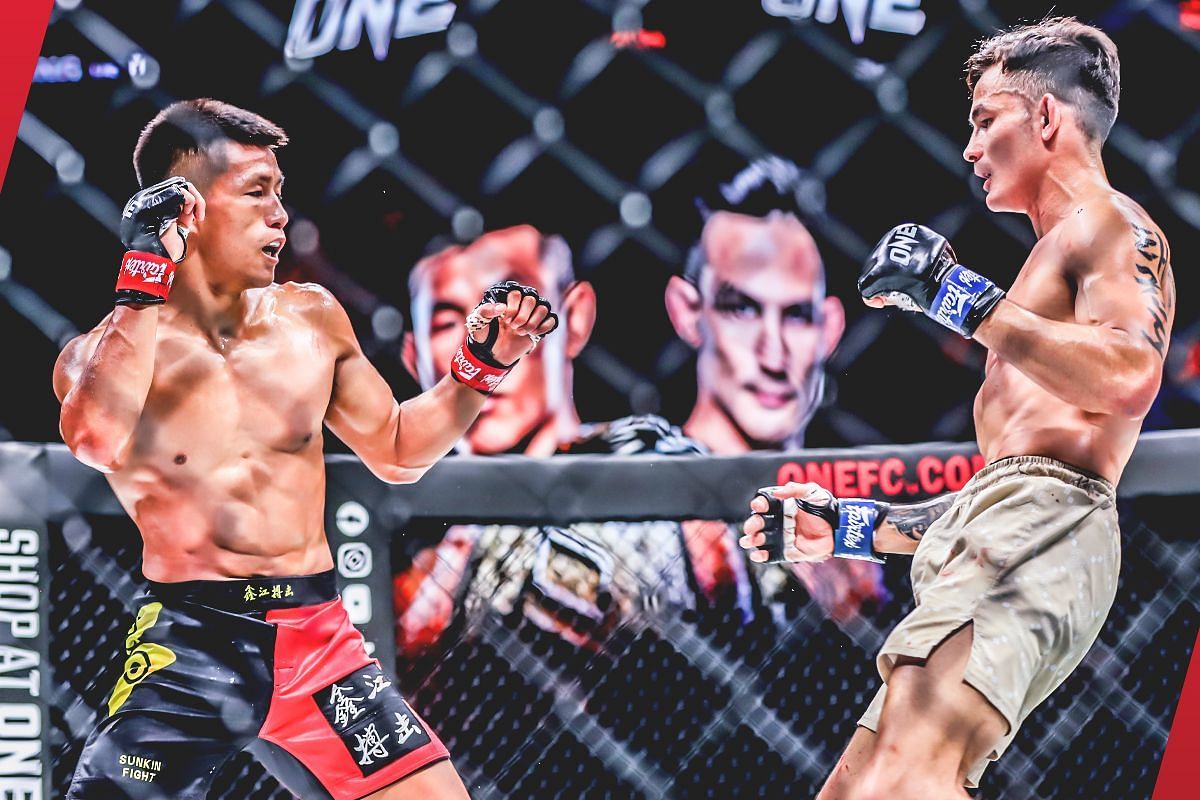 Tang Kai (left) and Thanh Le (right) faced off at ONE 166.