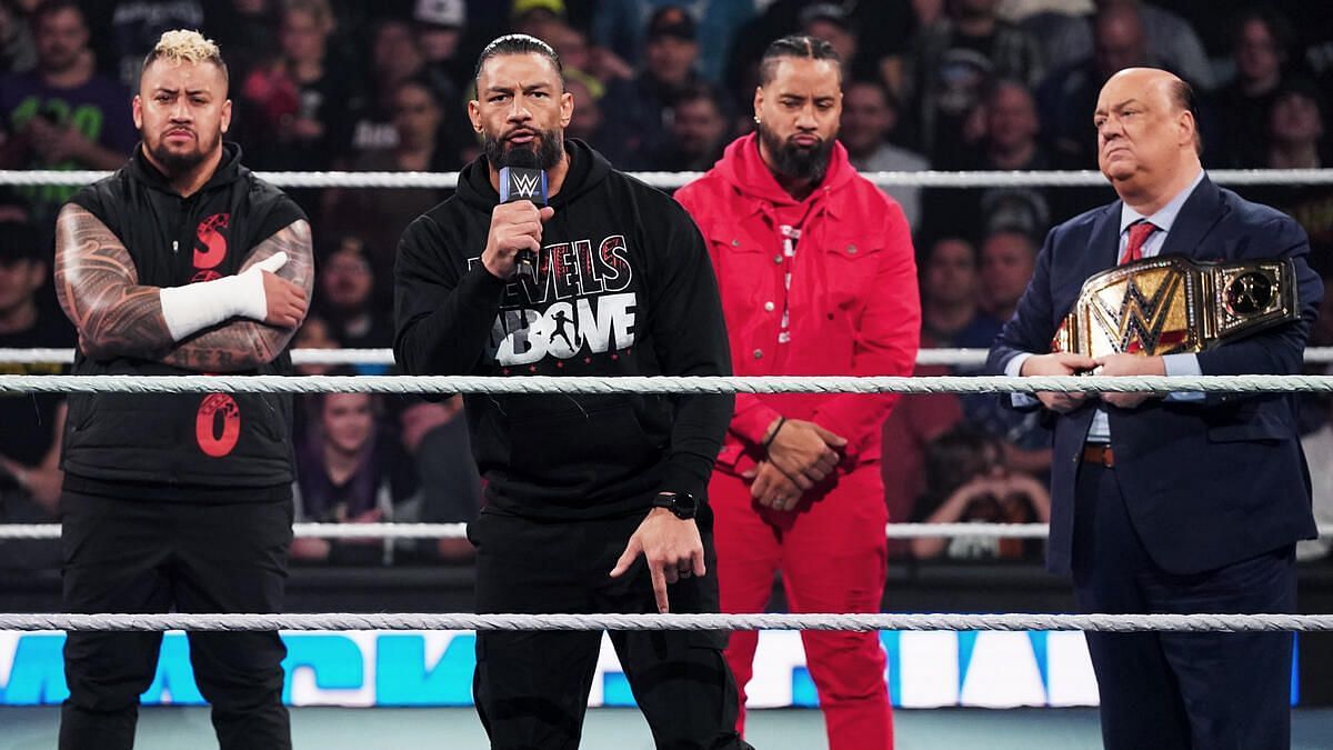 The Bloodline during a recent edition of SmackDown.