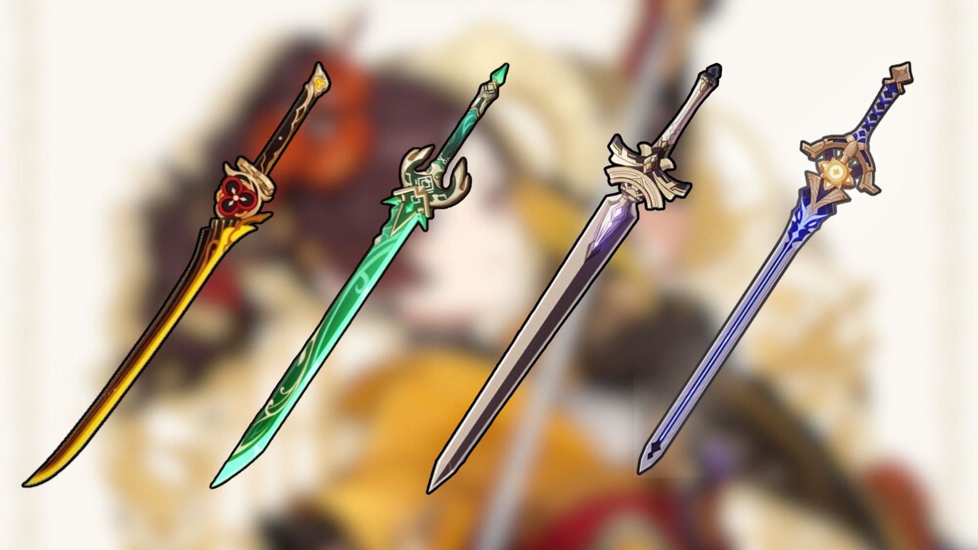 Best weapons for Chiori (Image via HoYoverse)