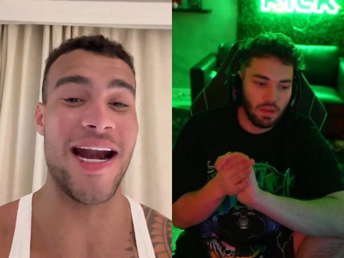 HSTikkyTokky calls out Adin Ross over recent drama involving Misfits Boxing (Image via X/HSTikkyTokky and Kick/Adin Ross)