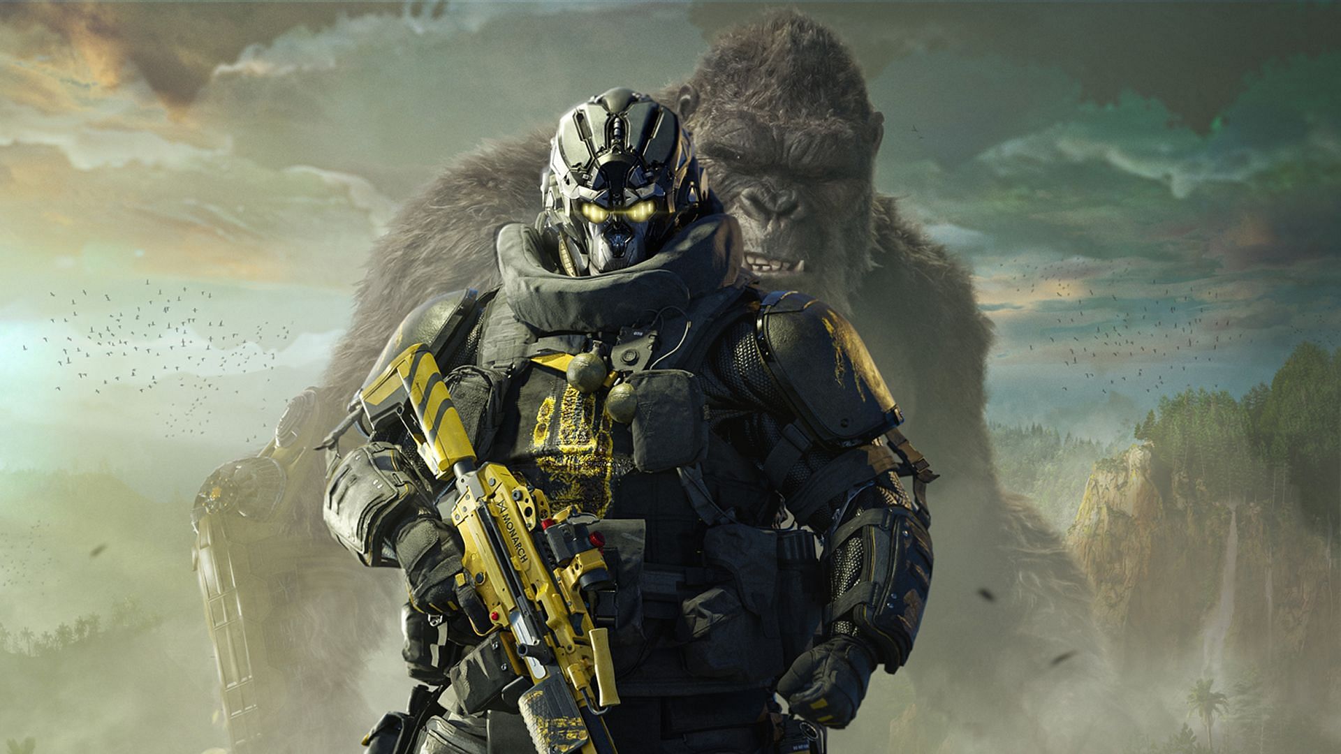Operator Kong in the Godzilla x Kong crossover event in Warzone and MW3