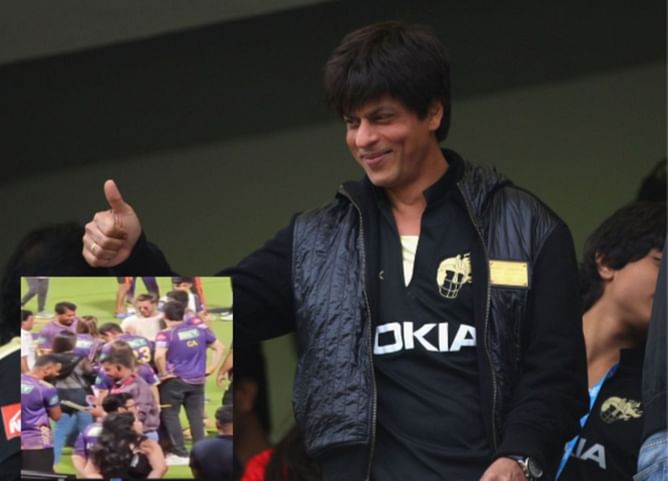 [Watch] Shahrukh Khan shares hug with Gautam Gambhir, Shreyas Iyer & Chandrakant Pandit after KKR's thrilling win over SRH in IPL 2024