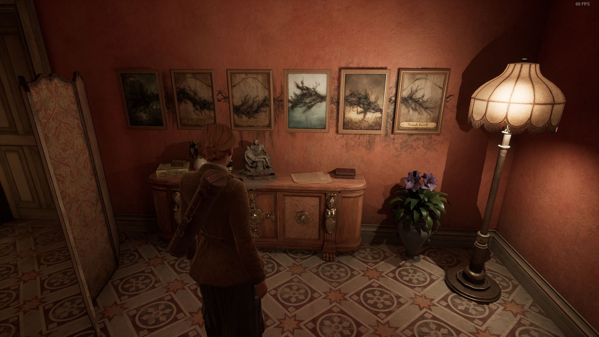 Solution for the painting rot puzzle in Alone in the Dark (Image via THQ Nordic)