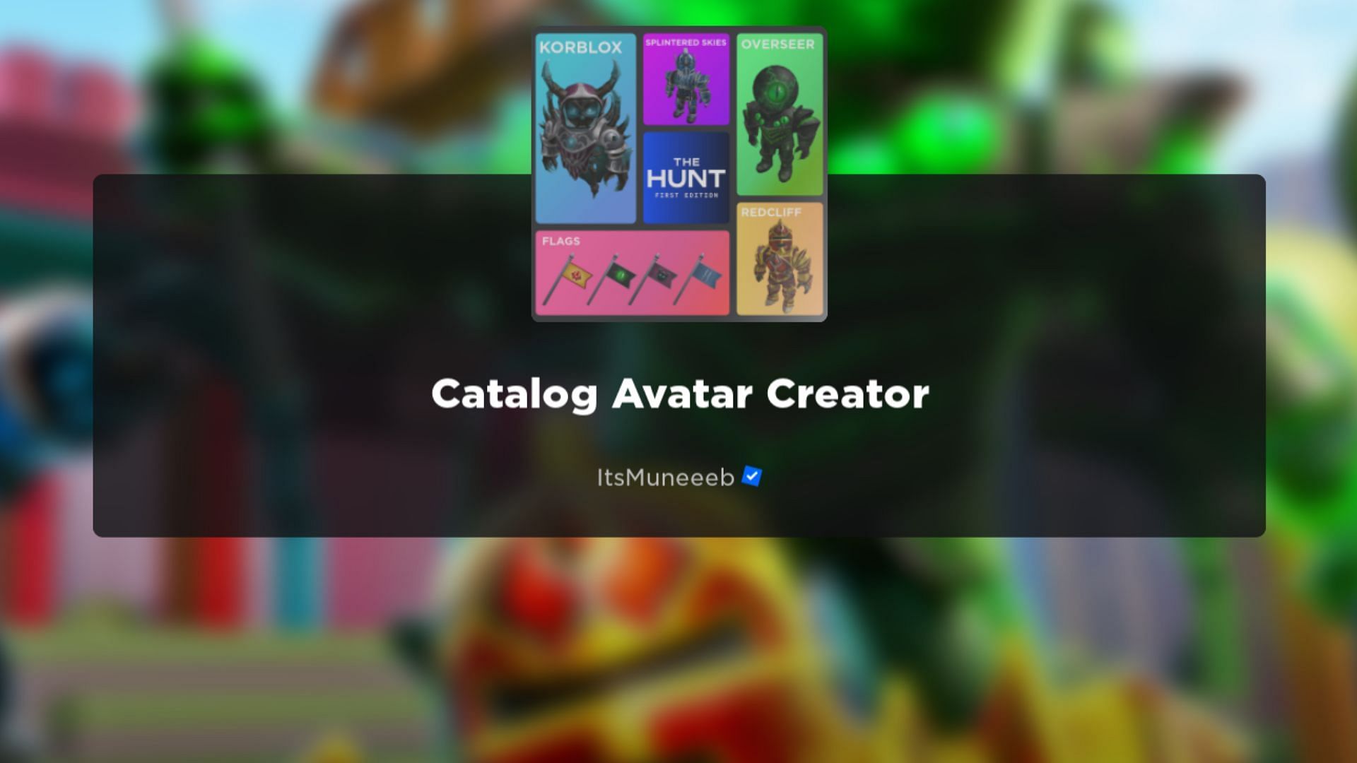 Catalog Avatar Creator Hunt 