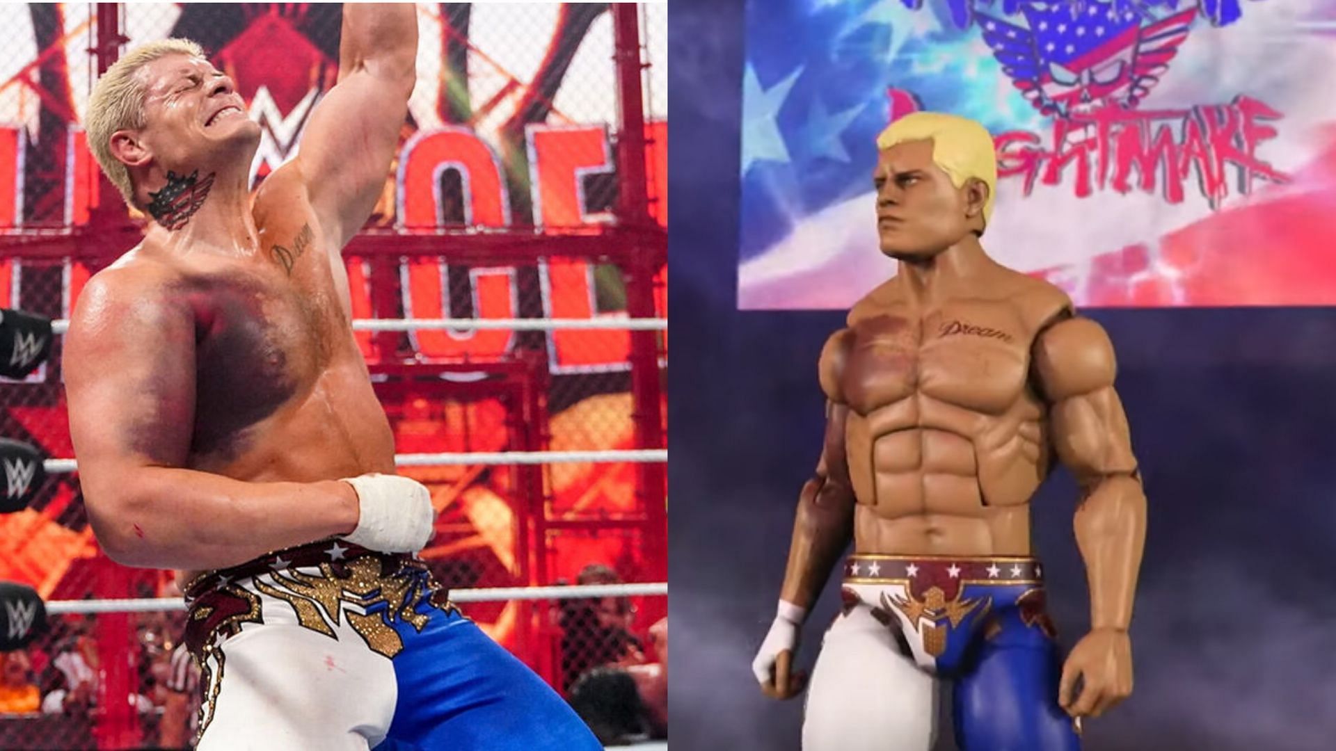 Fans are eagerly seeking ways to unlock the Action Figure Cody Rhodes (Image via WWE and 2K)