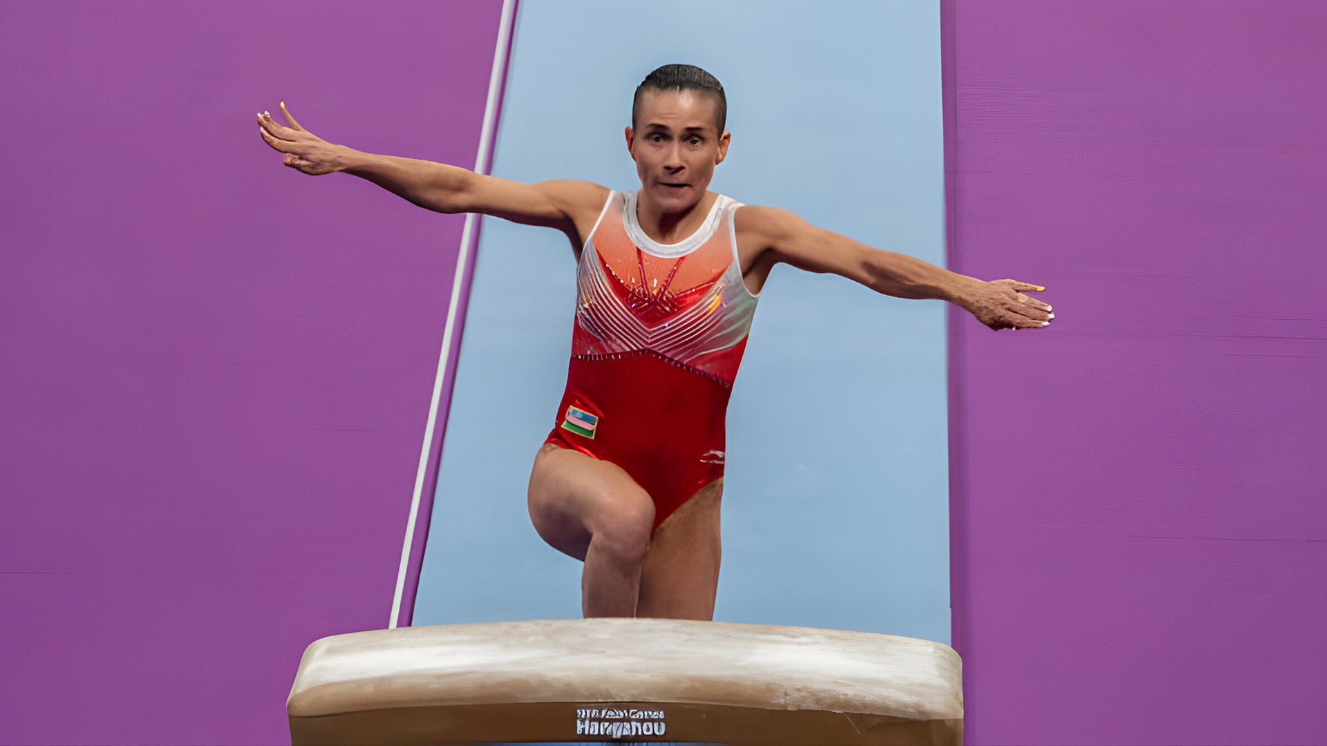 Oksana Chusovitina (Image via Getty)