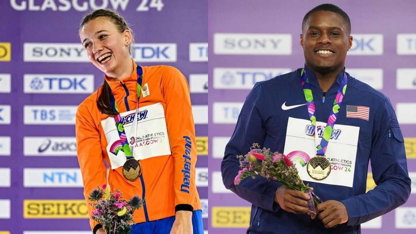 Who were the top earners of the World Indoor Championships 