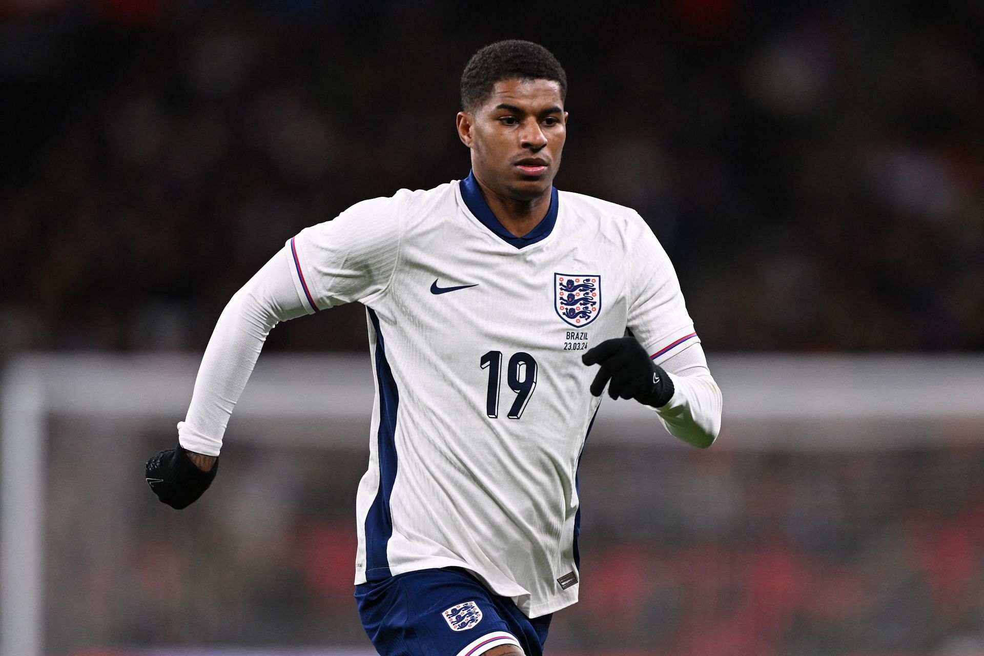 Marcus Rashford will start on the bench for England.