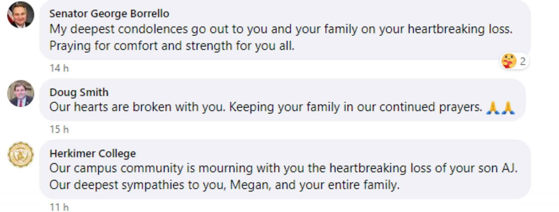 Netizens extend support as the assemblyman&rsquo;s son passes away (Image via Facebook)