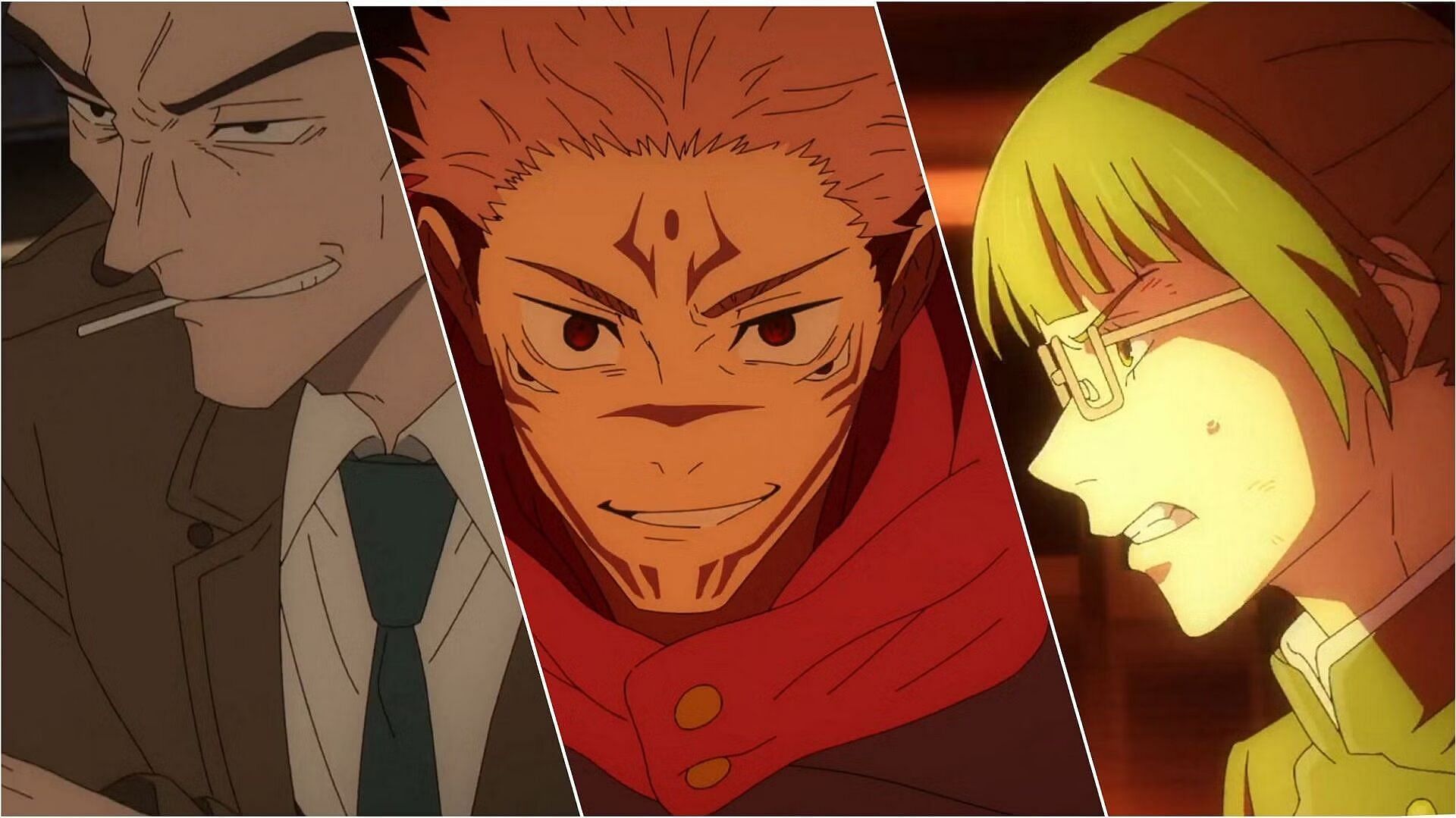 Kusakabe, Sukuna, and Maki in the anime (Image via MAPPA)