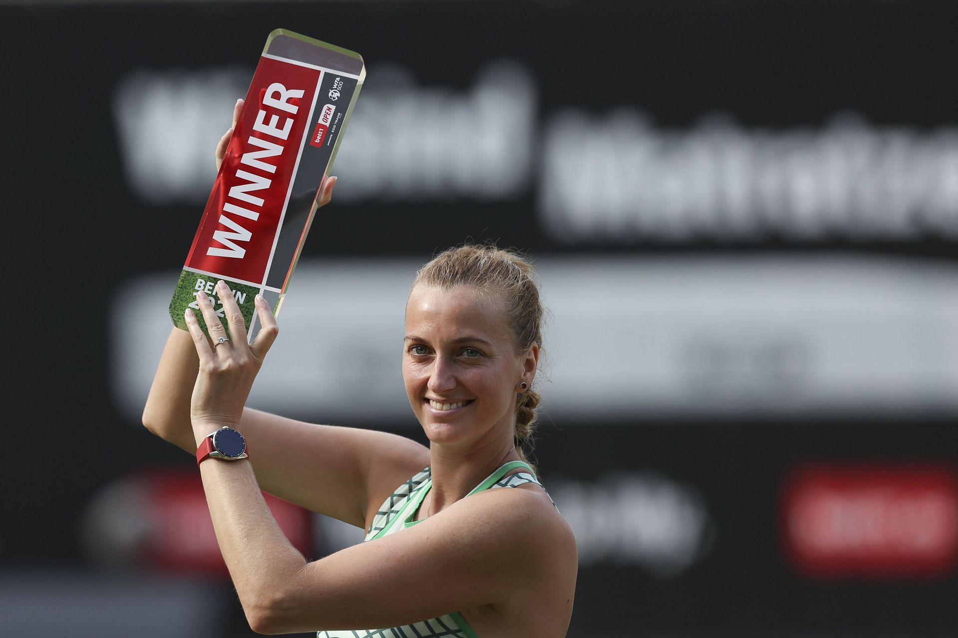 Patra Kvitova at the 2023 bett1open in Berlin