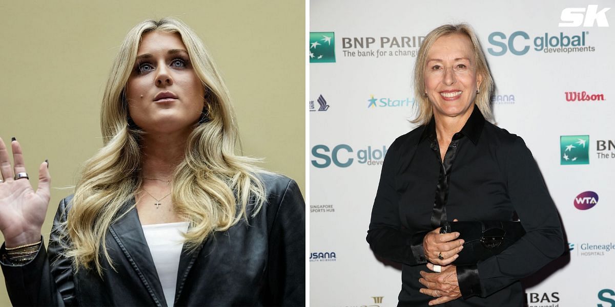 Martina Navratilova backed Riley Gaines