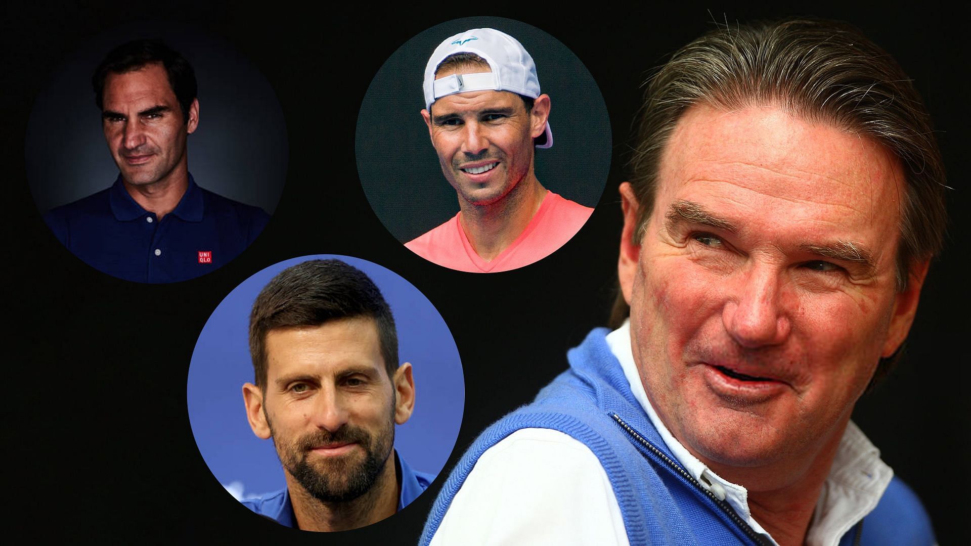 Jimmy Connors has made his stance towards tennis clear by citing the examples of Roger Federer, Rafael Nadal and Novak Djokovic