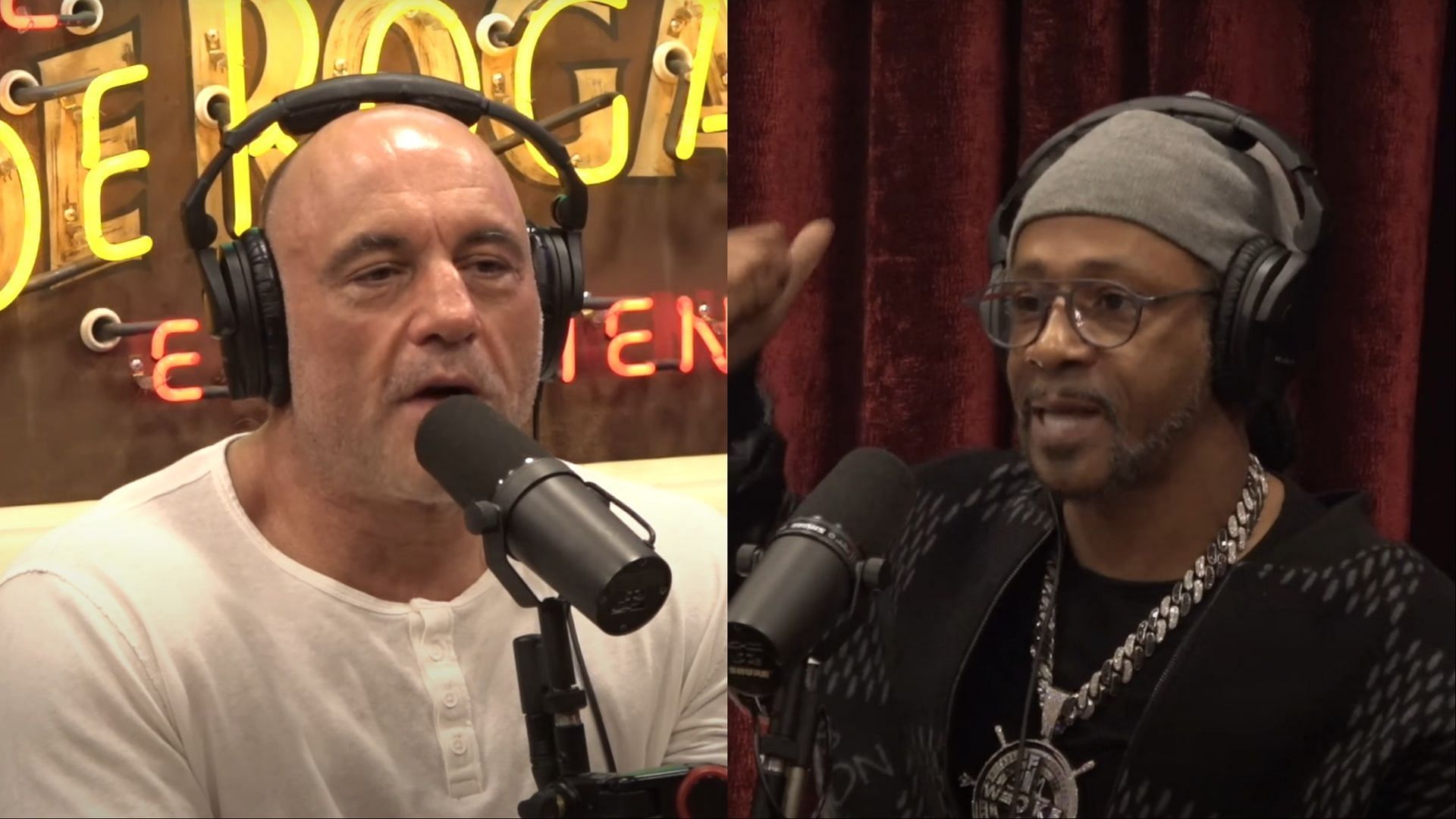 Social media gets taken by surprise after latest Joe Rogan podcast interview sparks AMZ22K debate (Image via PowerfulJRE/YouTube)