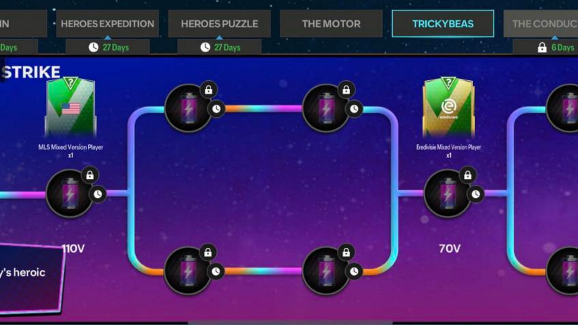 FC Mobile Heroes 24 Trickybeas Chapter offers running rewards (Image via EA Sports)
