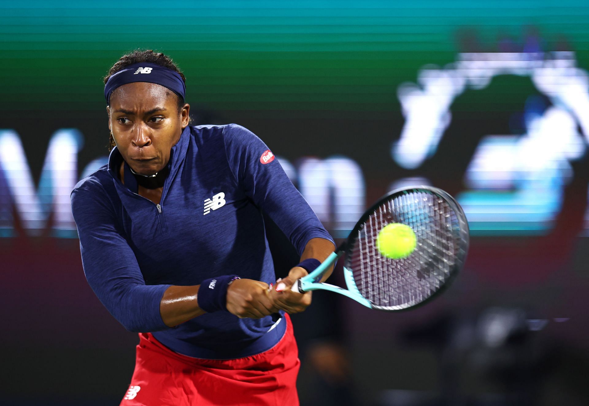 Coco Gauff at the Dubai Duty Free Tennis Championships