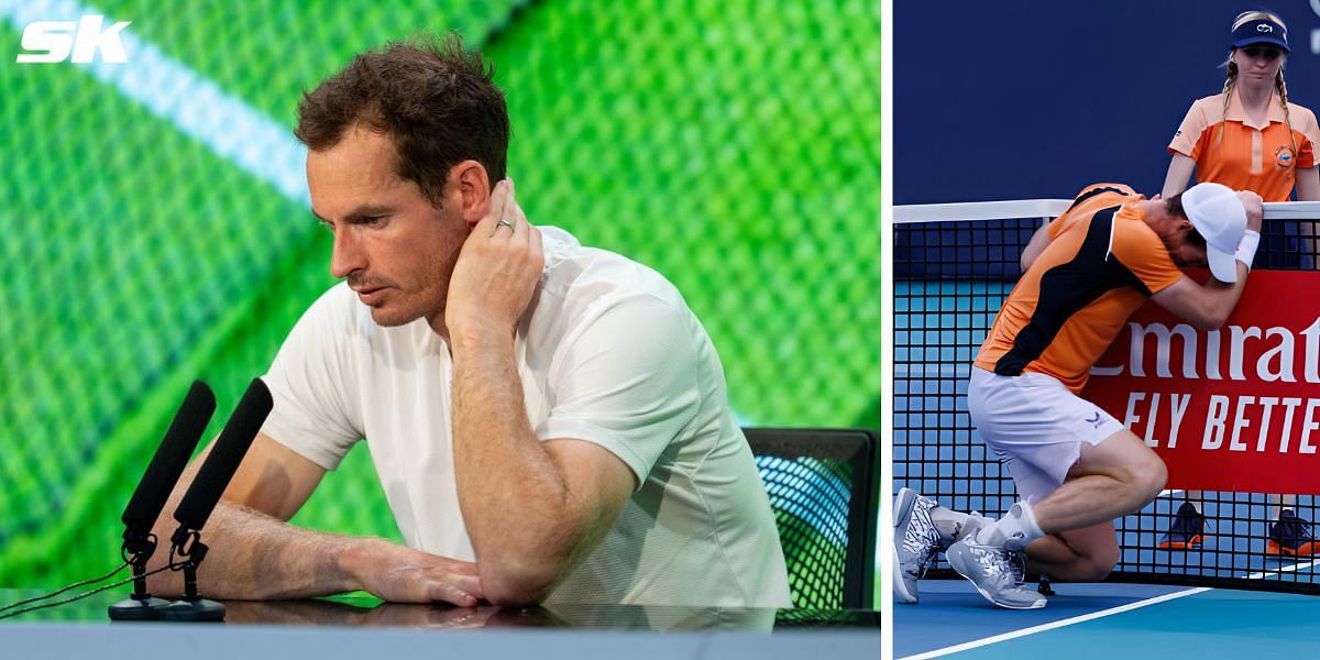 Andy Murray talks about his ankle injury sustained during Miami Open 3R