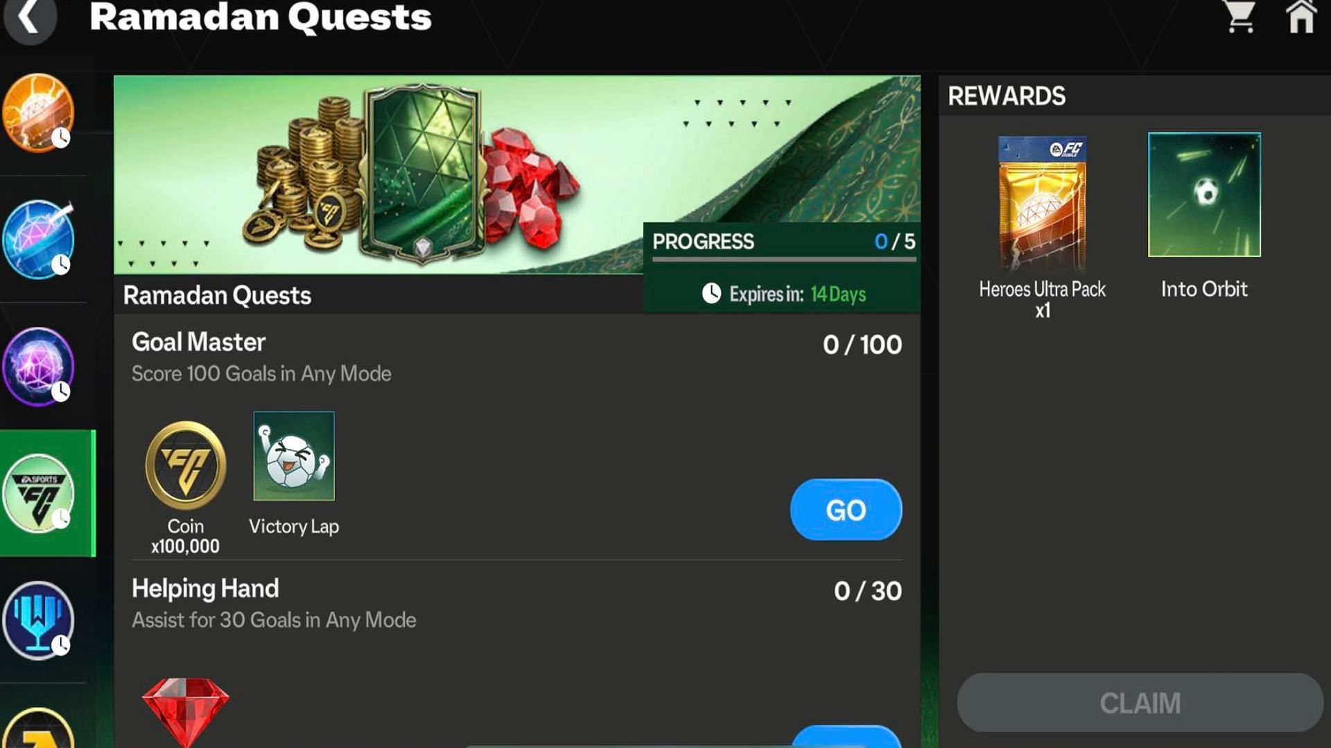Ramadan quests offer stunning rewards to FC Mobile players (Image via EA Sports)