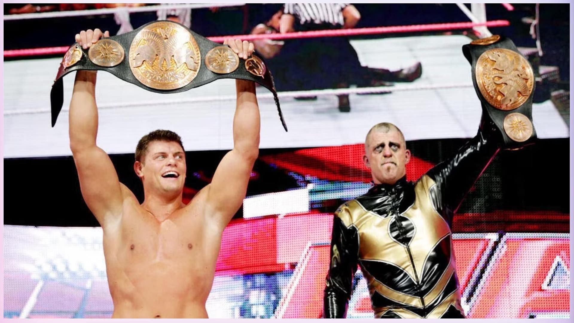 Cody Rhodes and Dustin Rhodes are sons of legendary star Dusty Rhodes