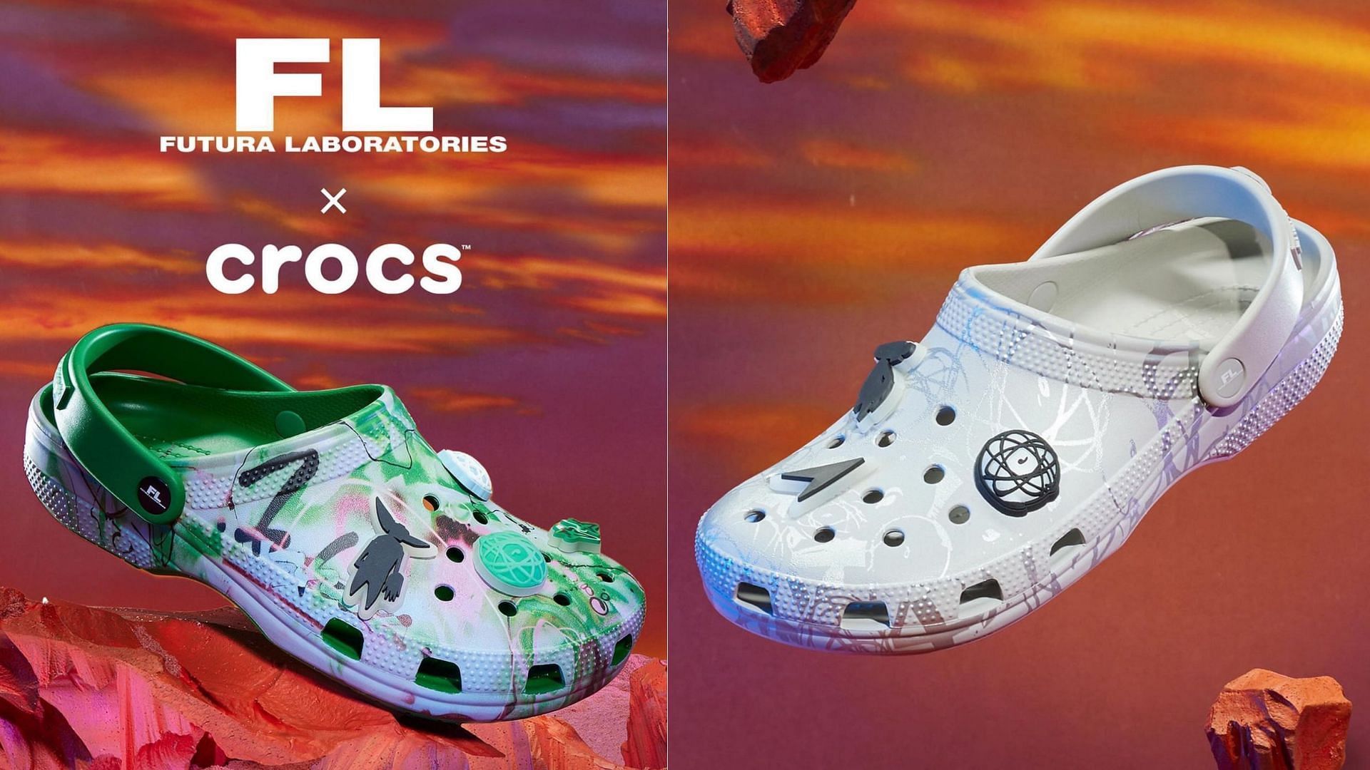 Futura Laboratories x Crocs Classic Clog