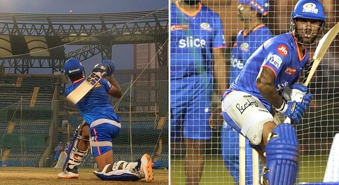 [Watch] Tilak Varma slams huge sixes in nets during MI’s training session ahead of IPL 2024