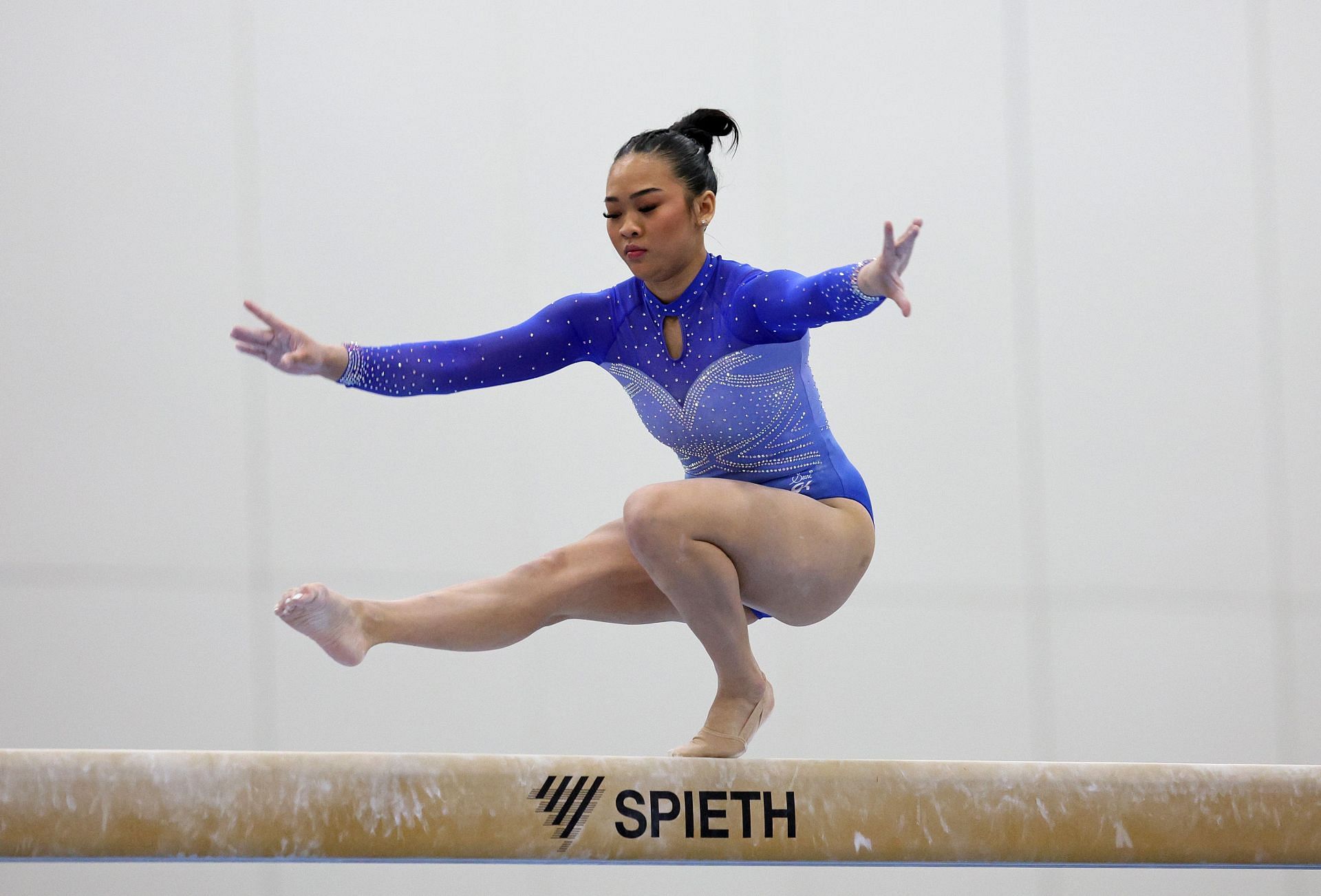 Suni Lee at the 2024 USA Gymnastics Winter Cup