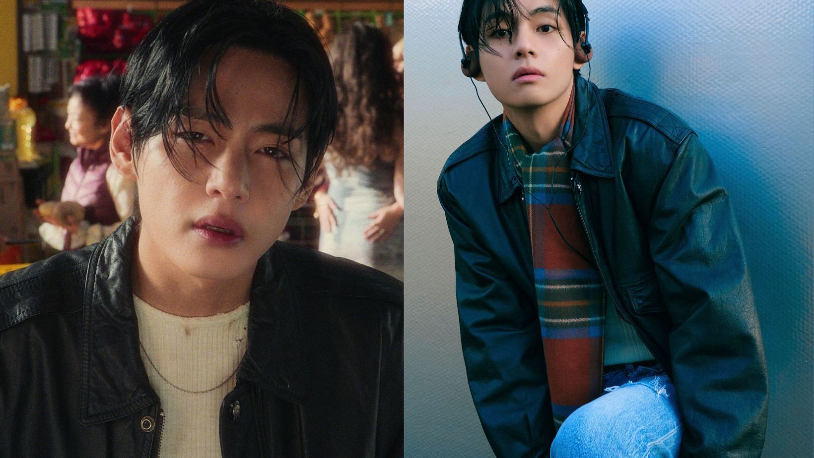 BTS Taehyung becomes the first Korean/K-pop soloist to debut &lsquo;FRI(END)&rsquo;S at #1 on the IMI International Top 20 Singles Chart in India. (Images via X/@BIGHIT_MUSIC)