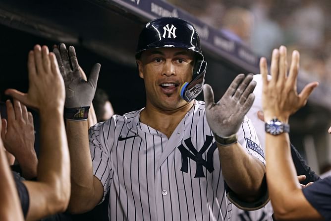 PHOTO: Giancarlo Stanton dons traditional luchador mask as Yankees star embraces Mexican culture ahead of exhibition game with Diablos