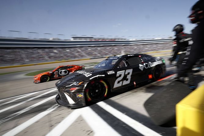 WATCH: Bubba Wallace takes hilarious dig at Kevin Harvick's “Lit” description of his car during 2024 Pennzoil 400 in Las Vegas