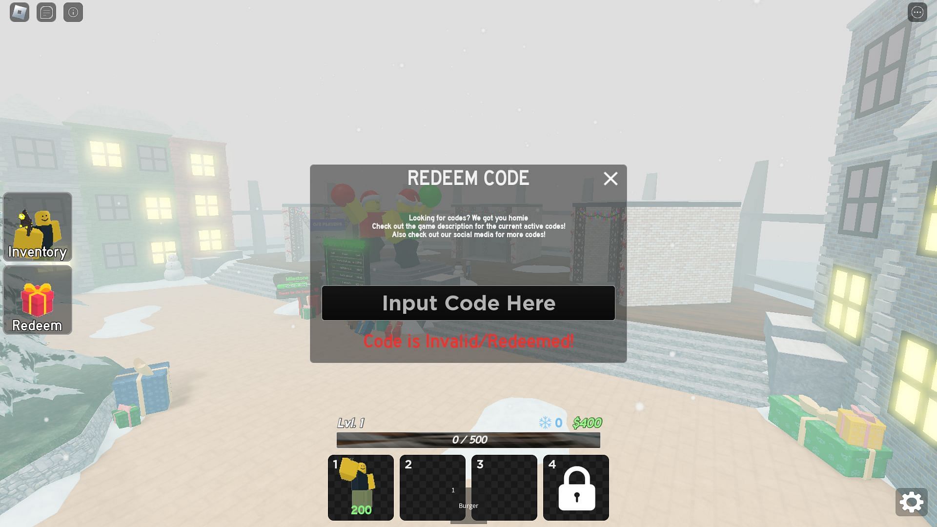 Troubleshooting codes for Goofy Tower Defense (Image via Roblox)