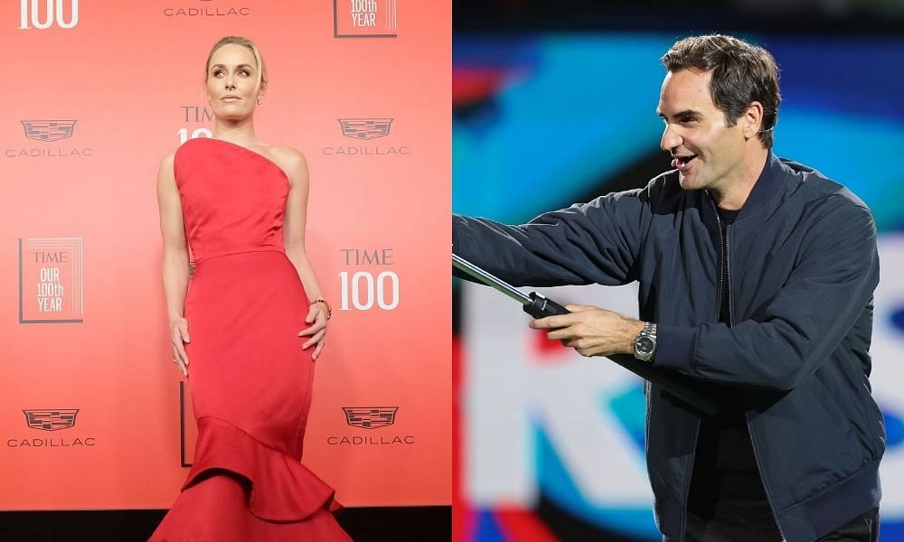 Lindsey Vonn and Roger Federer