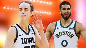 Caitlin Clark catches Jayson Tatum stray as Hawks announcer denounces his incessant complaining