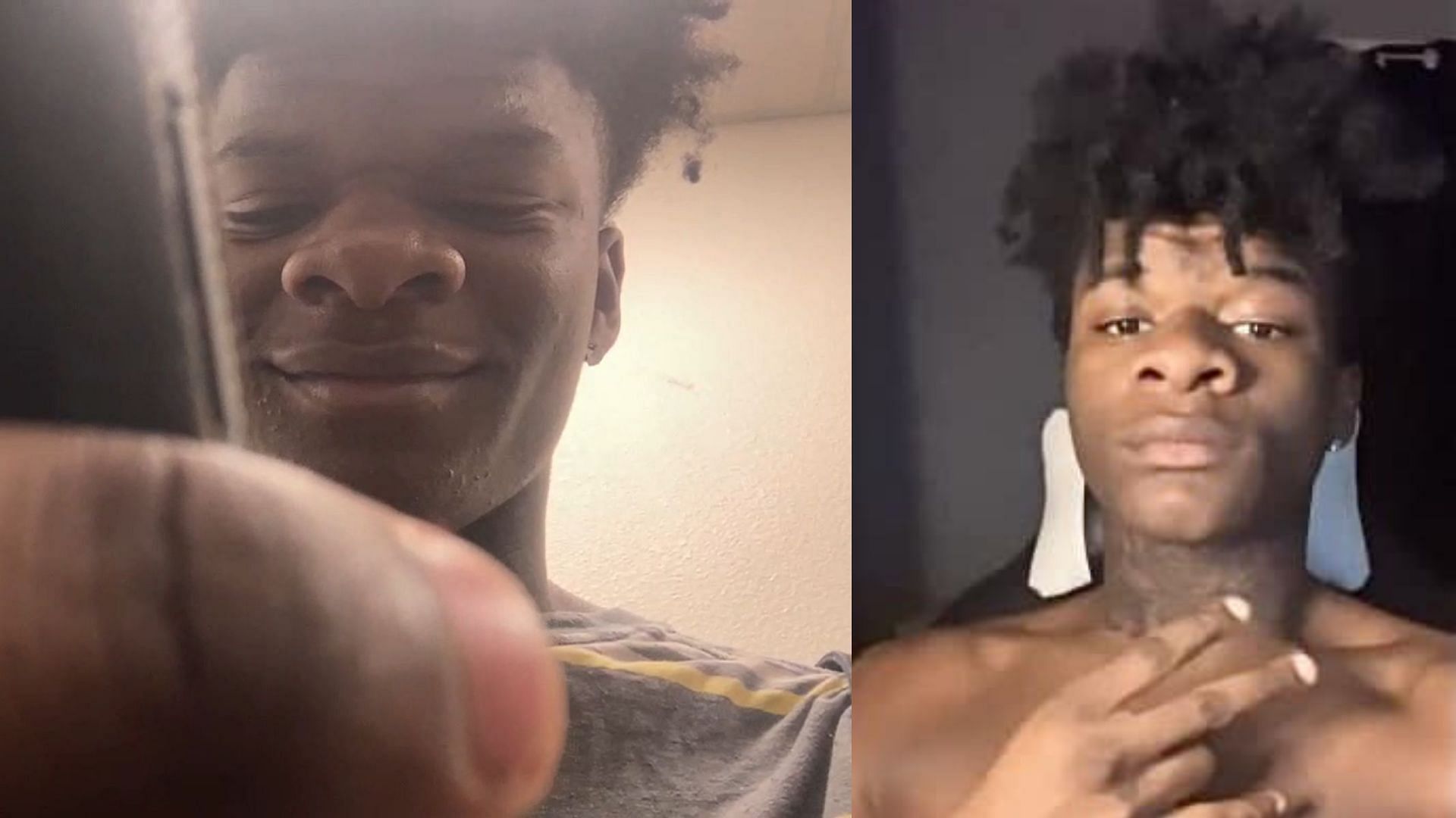 Kick streamer wanted by the police for threatening student on stream (Image via TreyLiving/Kick, Lamar University Police/ Facebook)