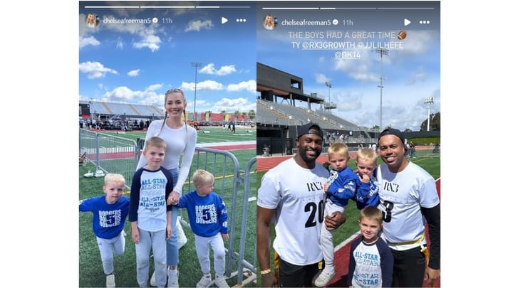 In Photos: Freddie Freeman's wife Chelsea shares heartwarming moment of