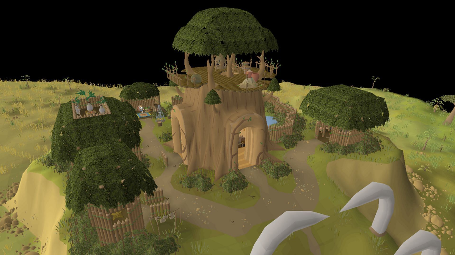 You can find the best hunters in the Hunter&#039;s Guild in Runescape Varlamore (Image via Jagex)