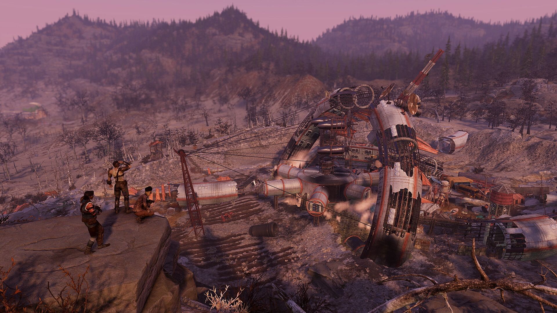 Explore a vast wasteland in an attempt to establish humanity in Fallout 76. (Image via Bethesda Softworks)