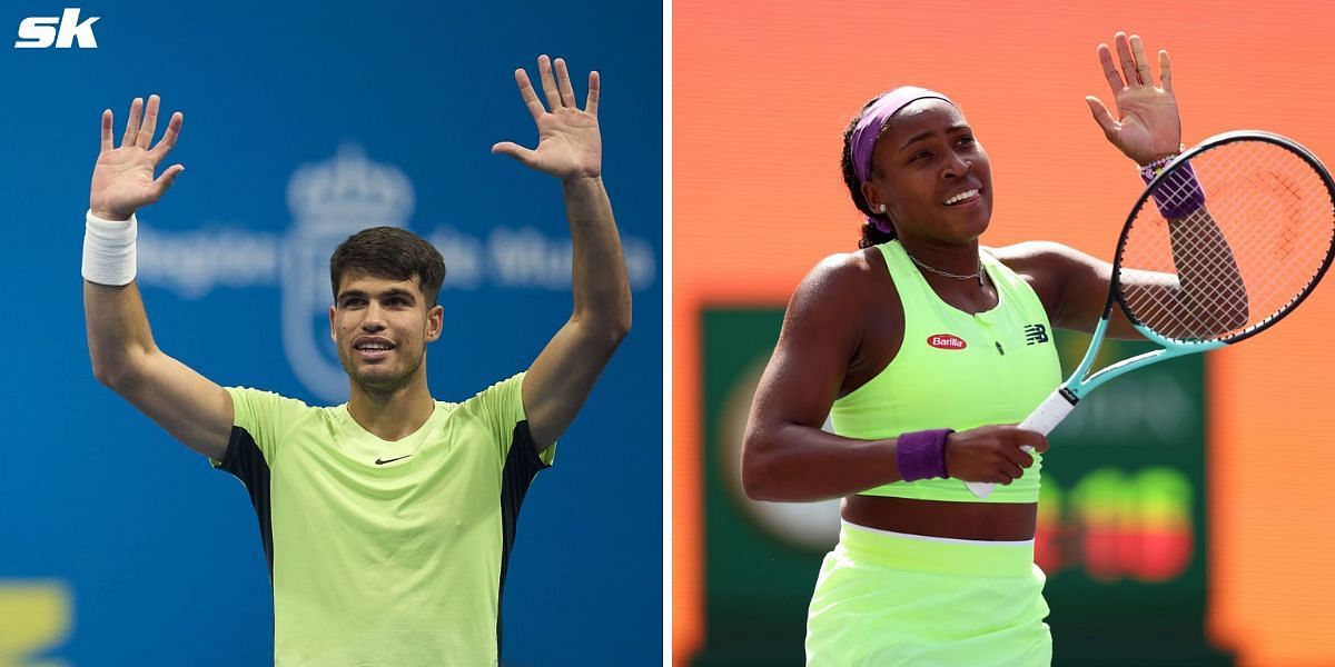 Carlos Alcaraz and Coco Gauff will be in action on Thursday at the 2024 BNP Paribas Open.