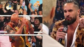 [Unseen footage] What did Seth Rollins do off-air after Cody Rhodes slapped The Rock?