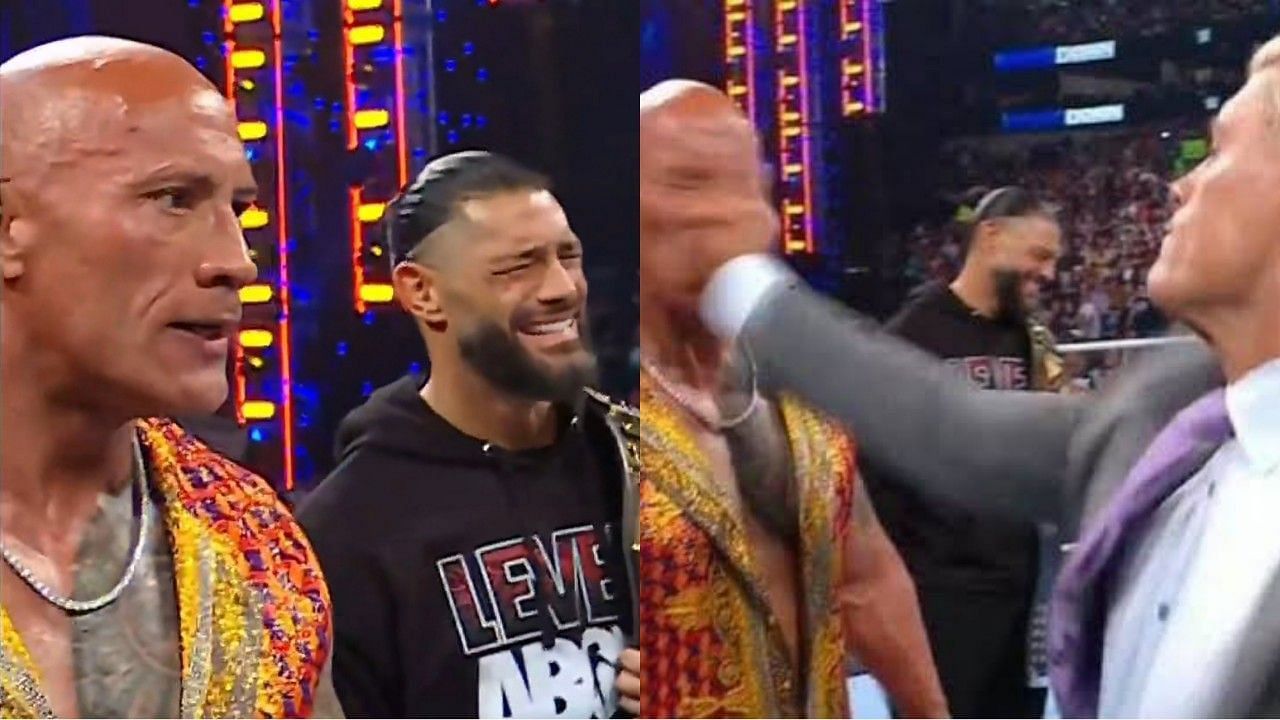 WWE SmackDown में द रॉक को थप्पड़ जड़ा गया