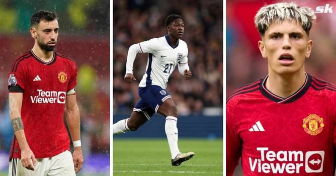 Bruno Fernandes and Alejandro Garnacho laud Manchester United teammate Kobbie Mainoo as he makes England debut