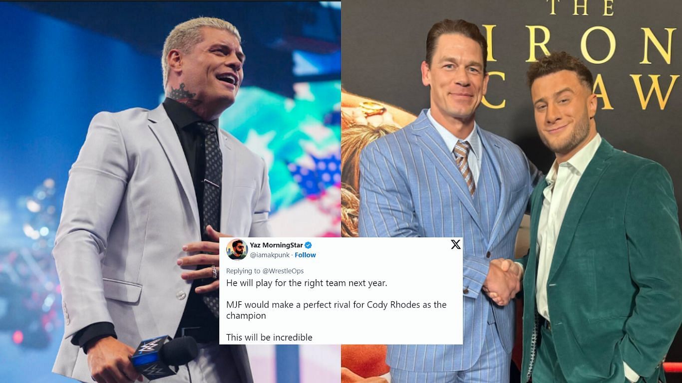 John Cena and MJF met at the Iron Claw movie premier 