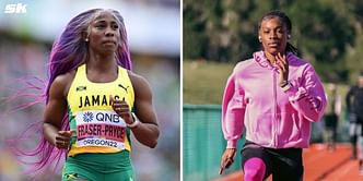 Sha'Carri Richardson's training partner Alana Reid on "following" Shelly-Ann Fraser-Pryce: "I have to give her everything"