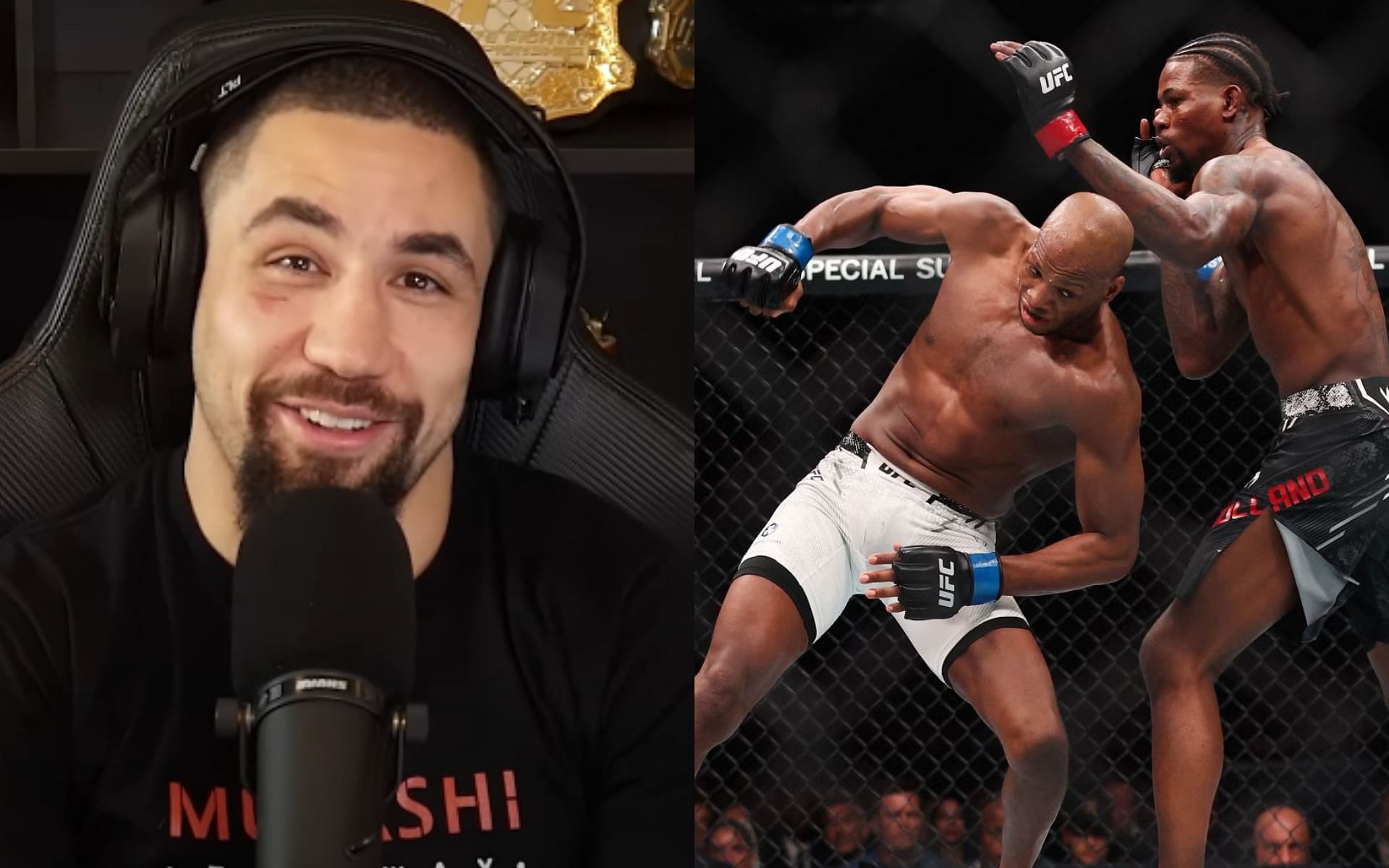Robert Whittaker reacts to &quot;creative&quot; Michael 