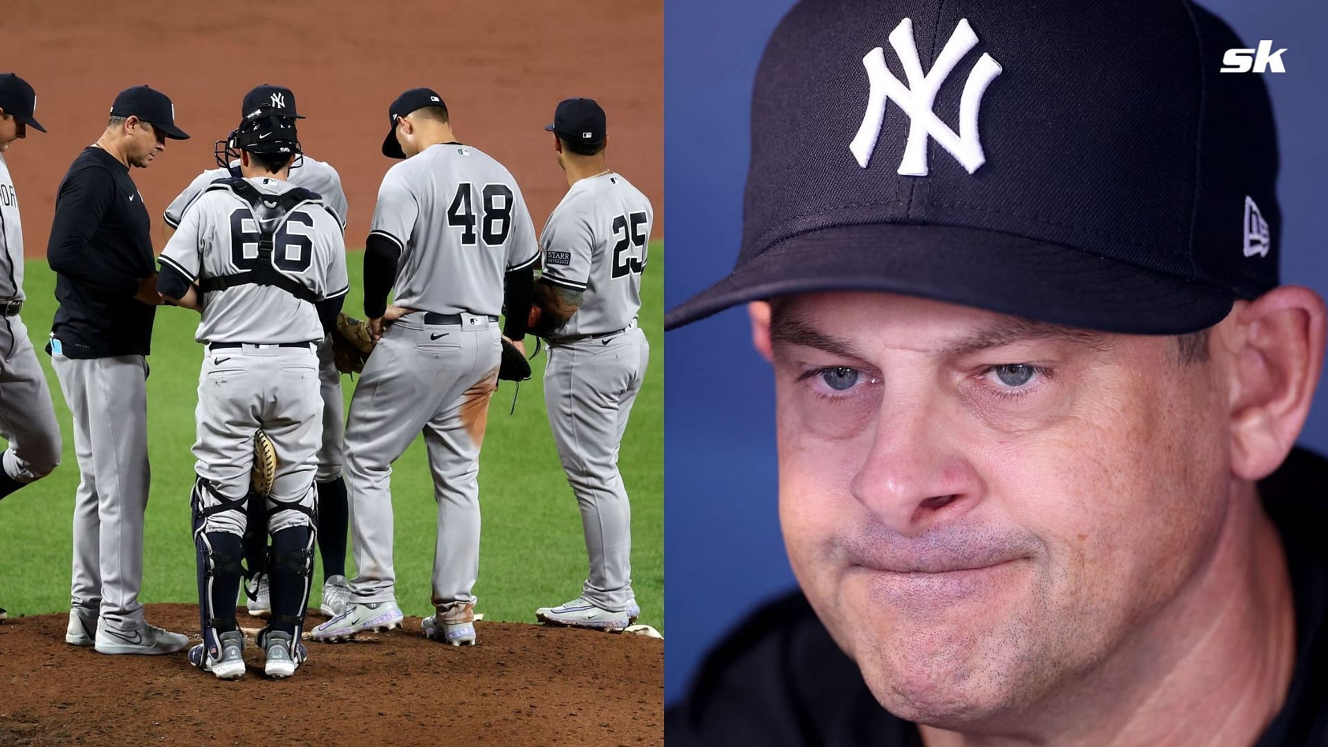New York Yankees Manager Aaron Boone