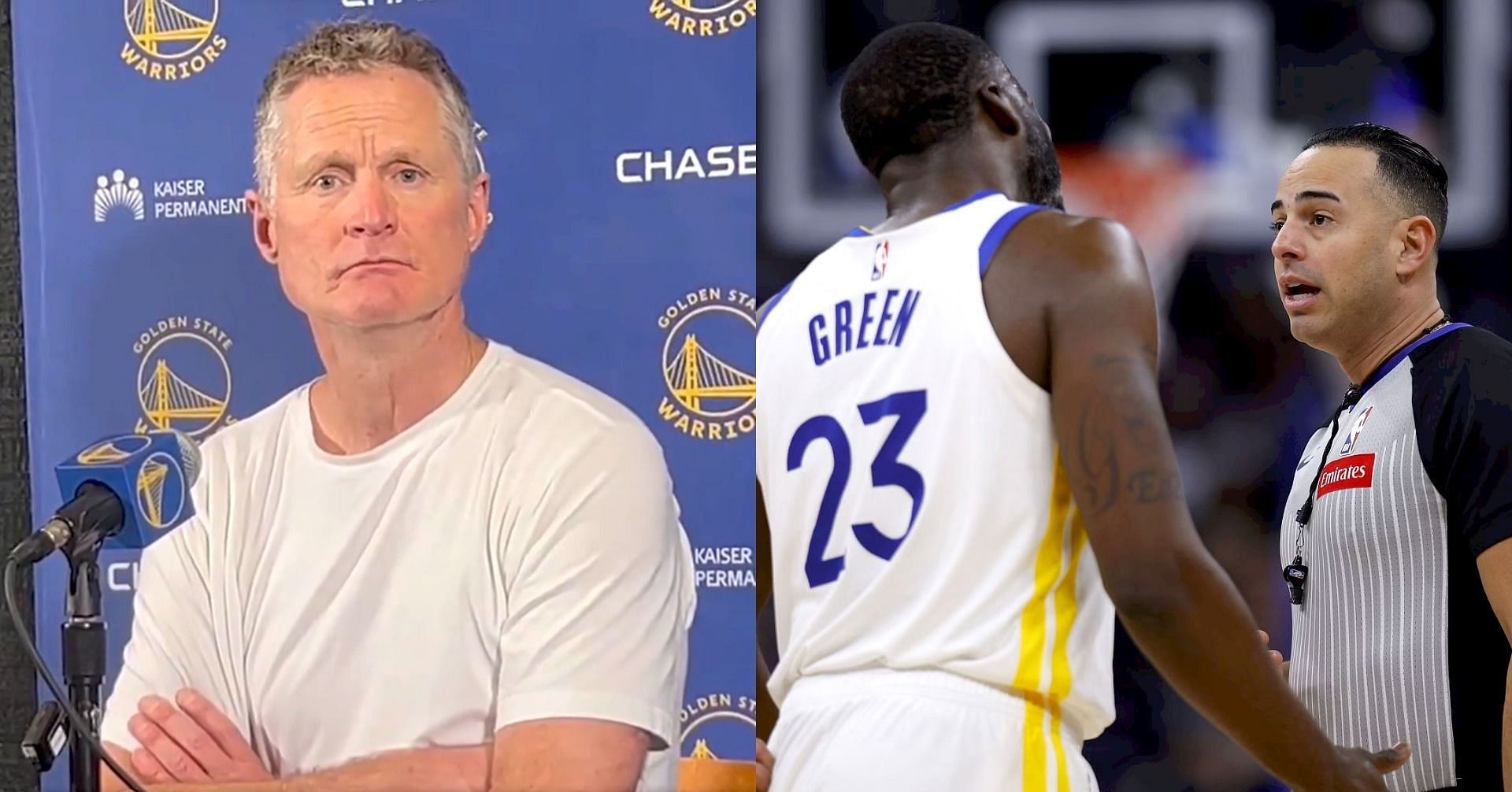 Steve Kerr doesn&rsquo;t mince words after Draymond Green&rsquo;s latest ejection: &ldquo;He deserved it&rdquo;