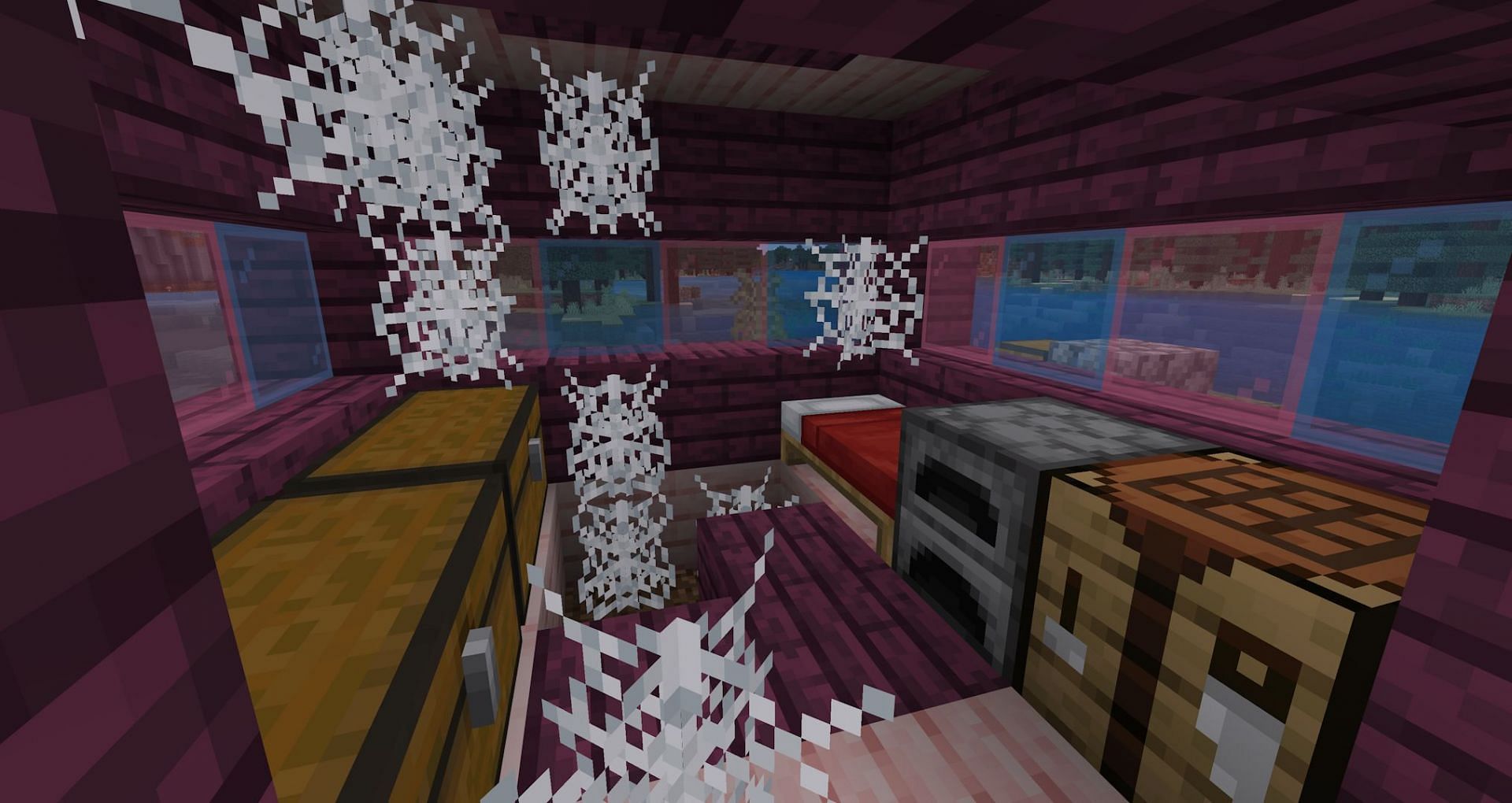 Weaving potions are useful for builders that like to decorate with cobwebs (Image via Mojang)