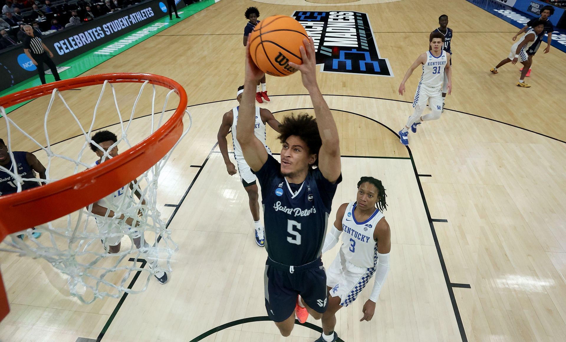 Saint Peter's posted an impressive 2022 upset of Kentucky.