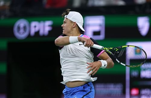 Holger Rune at the 2024 BNP Paribas Open in Indian Wells, California - Getty Images