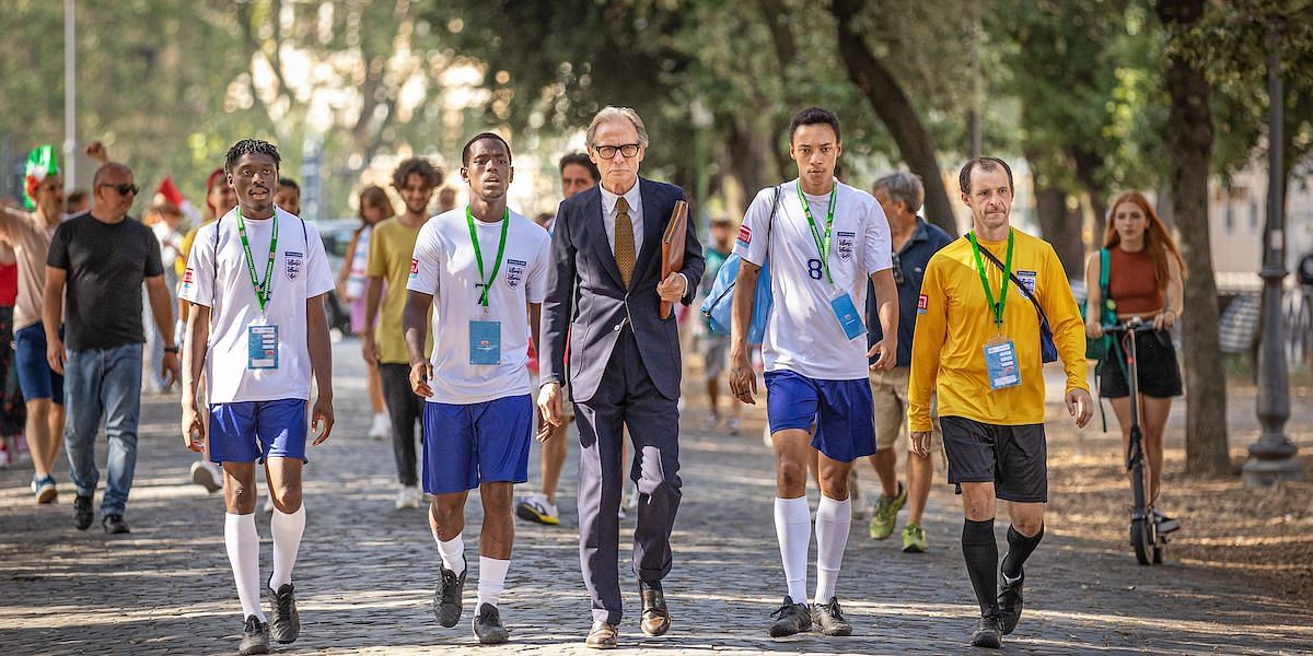 Team England from The Beautiful Game (Image via Netflix)