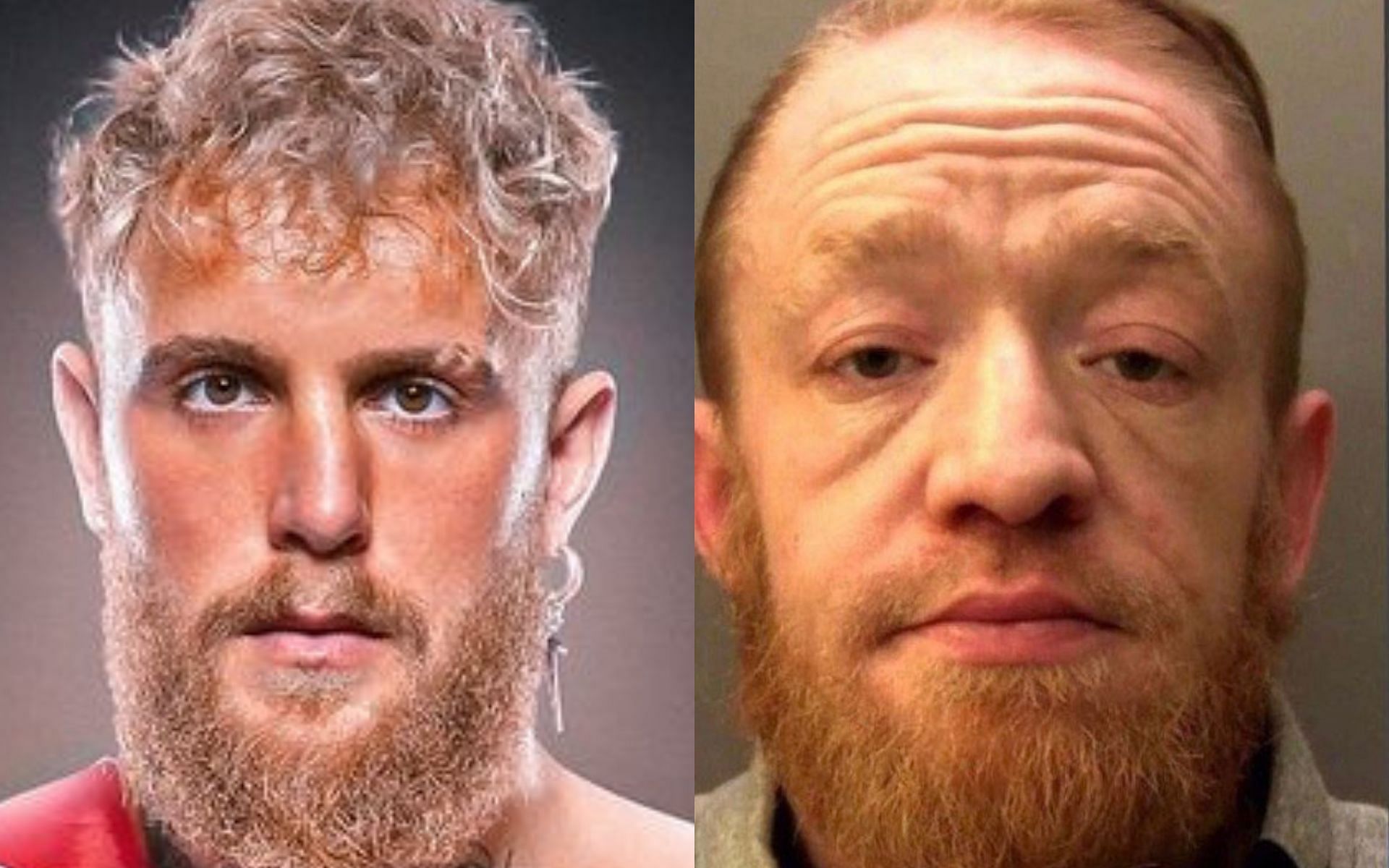 Jake Paul (left) claps back at Conor McGregor with an image the Irishman